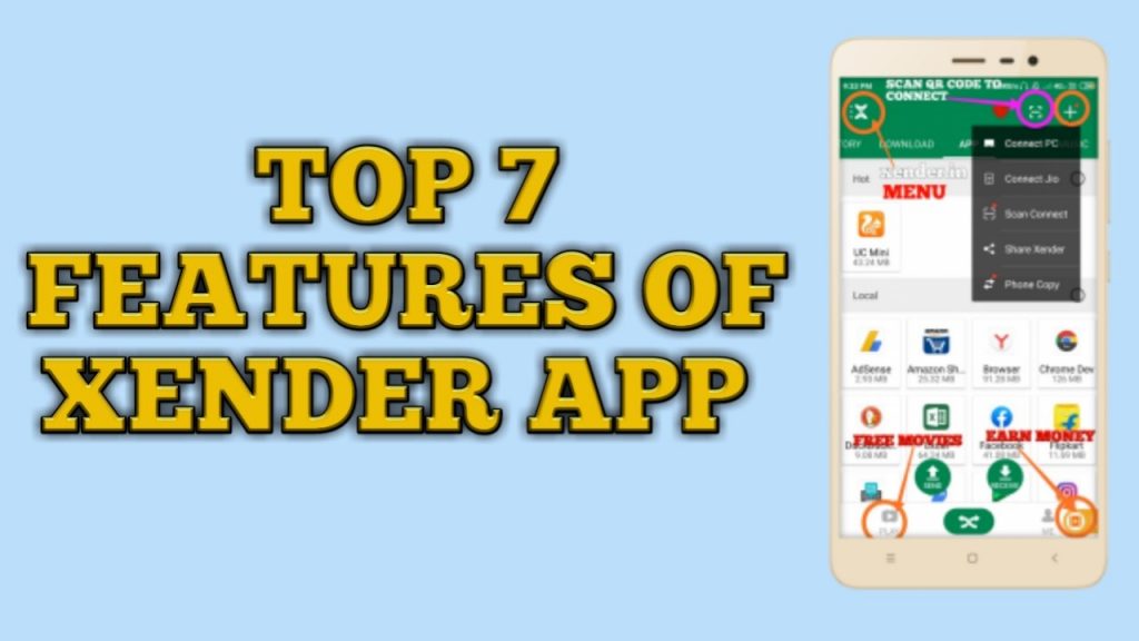 features of xender, features of xender app,top 10 features of xender,Xender features,
